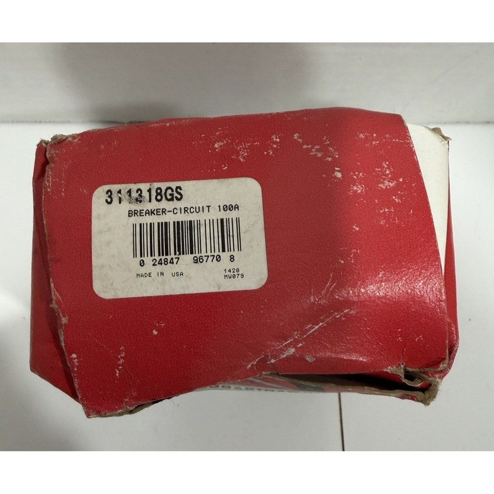 Briggs & Startton 311318GS 100A Breaker-Circuit Generac Main Breaker - Picture 2 of 3